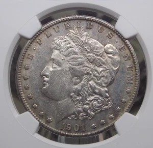 1901 "S" Morgan SILVER Dollar $1 NGC AU53 #009 About Uncirculated ECC&C, Inc. - Picture 1 of 5