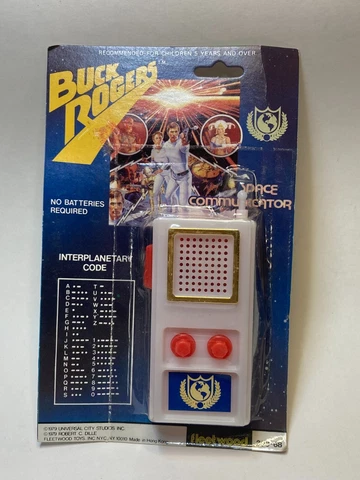 VINTAGE BUCK ROGERS FLEETWOOD RACK TOY COMMUNICATOR LOT 2 Cover