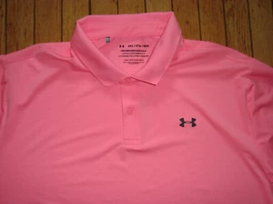 CAMISA POLO UNDER ARMOUR THE PERFORMANCE ROSA HOMBRE TALLA XXL 2XL ¡APENAS USADA! - Imagen 1 de 10
