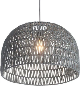 Brand New Zuo 50210 Paradise Ceiling Lamp Woven Rustic Shade $480 FLB145 - Picture 1 of 3