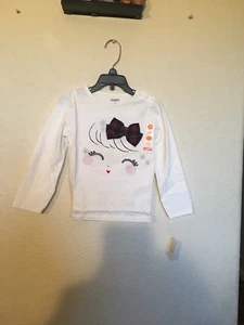 NWT $24.95 Gymboree Holiday Shirt Full sleeves Cloth Bow 3T - Picture 1 of 4