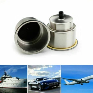 2 Pack Stainl Steel Cup Drink Holders Brushed For Marine Boat RV Camper Truck E6 - Picture 1 of 10