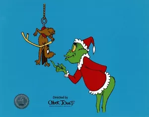How the Grinch Stole Christmas Max Boo Hoo Chuck Jones Seuss Sericel 1995 OH - Picture 1 of 1