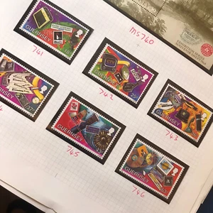 Guernsey Stamps Mint 1997 Communications - Edison to Internet MNH WCP - Picture 1 of 3