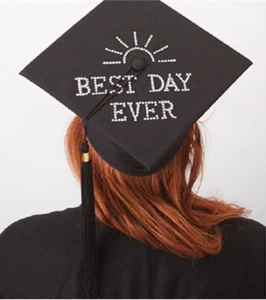 Kit de decoración de gorra de graduación Best Day Ever - Imagen 1 de 1