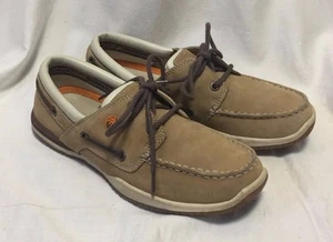 Zapatos informales de gamuza tostada Margaritaville Caught Boat Deck para mujer 7,5 5104H - Imagen 1 de 8