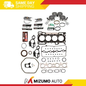Full Gasket Set Pistons Bearings Fit 07-09 Nissan Sentra 2.0L MR20DE - Picture 1 of 12