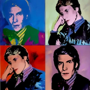 Andy Warhol Yves Saint Laurent Canvas Print 17 x 17 - Picture 1 of 4