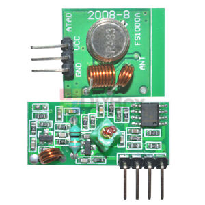 315/433 Mhz RF Transmitter And Receiver Module Arduino Wireless Remote