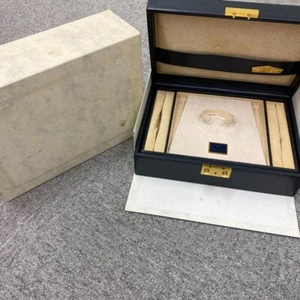 ROLEX Watch Box Case 51.00.01 Wood Leather Key Crown Vintage Genuine #7 - Picture 1 of 10