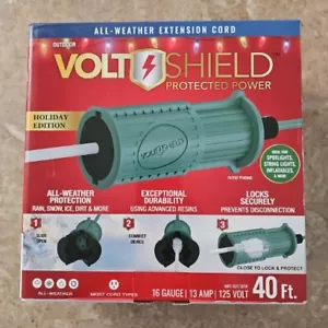 Volt Shield geschütztes Netzverlängerungskabel • 40 Fuß • wetterfest - Bild 1 von 3
