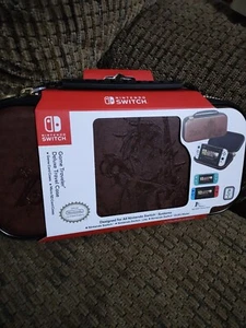 Nintendo Switch Deluxe Zelda Link Travel Case Hard Shell With Game SD Card Cases - Picture 1 of 8