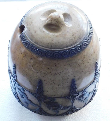 Große Jugendstil Bowle Merkelbach Grenzhausen Nr 2287 Entwurf wohl Paul Wynand - Bild 1 von 4