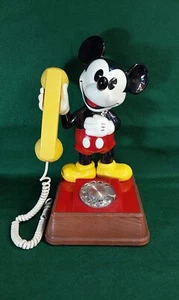 VINTAGE MICKEY MOUSE TELEPHONE GREAT WORKING CONDITION - Picture 1 of 11