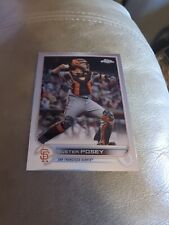 2022 Topps Chrome Buster Posey Card # 95 Giants 