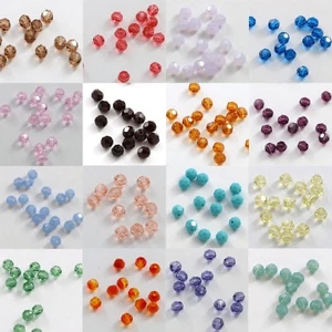 Genuine SWAROVSKI #5000 4mm ROUND CRYSTAL BEAD ~Many Color ~ No Coating - Picture 1 of 54