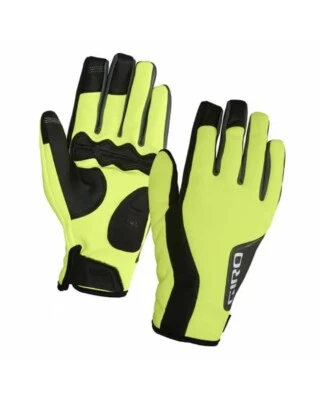 Long Finger Cycling Gloves Giro Ambient 2.0 Windbloc Highlight Yellow/Black SZ M - Image 1 of 3