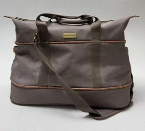 Tommy Bahama X-Large Duffle Bag Overnight Weekender Brown Excellent Condition - Picture 1 of 12