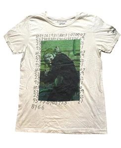 Camisa DC Collection por Jim Lee Adulto Mediana Blanca Joker Dibujos Animados Película Para Hombres - Imagen 1 de 9