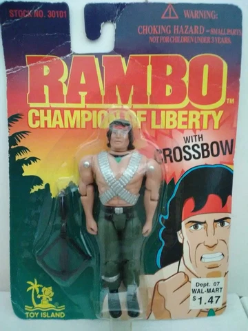 Toy Island Rambo action figure Cover