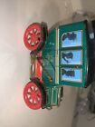 Vintage Modern Toys Wind Up Lever Action Tin Car Japan Working! Winds Up