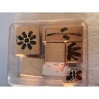 Stampin Up Stamps Flowers Floral Wooden Mounted Rubber Stamps Stampinup!