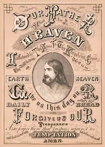 14453.Decor Poster print.Room home wall art design.Jesus Lord.Christ bible - Picture 1 of 1
