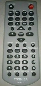 Toshiba SE-R0127 Lettore DVD Telecomando SDK741, SD300SC, SD3860, SD3960, SD600X - Foto 1 di 3