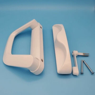 SLIDINGDOORPARTSDEPOT.COM *NEW* White Patio Door Handle Set Replaces Prime-line C1275 4-15/16" Milgard CRL