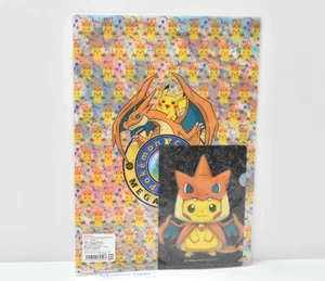 Pokémon Center Mega Tokyo Charizard & Pikachu clear file file holder 2 type set - Picture 1 of 15
