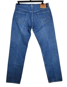 Vtg Y2K Levis 501 Blue Jeans Mens 36x34 Buttonfly Straight Leg Streetwear  - Picture 1 of 12