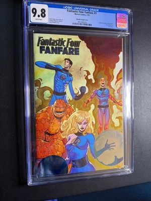 Fantastic Four Fanfare #1 Variant Cover Pichelli Marvel Comics 7/25 CGC 9.8 - Image 1 of 4