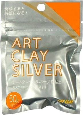 Art Clay Silver 50g Precious Metal Clay for Jewelry Making Japan - Image 1 of 4
