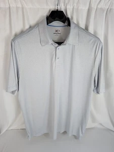 Johnston & Murphy Polo Mens XXL White Golf Stretch Short Sleeve - Picture 1 of 13