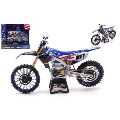YAMAHA YZ 450 F N.101 ELI TOMAC 1:12 New Ray Moto Modellino Nuovo - Immagine 1 di 4