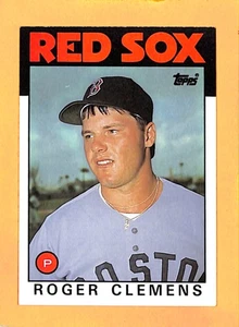 1986 Topps #661 Roger Clemens Boston Red Sox - Picture 1 of 2