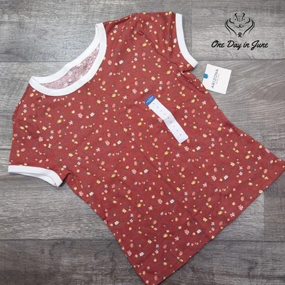 Camiseta floral manga corta Arizona Jean Co. talla M Foto 1 de 4