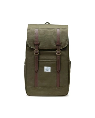 Mochila Herschel Retreat 23L - Verde hera - Bolsa durável para laptop escolar de viagem - Imagem 1 de 4
