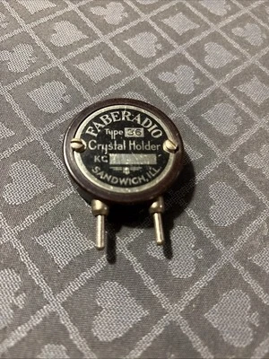Vintage Faberadio Type 36 Crystal Holder  - Image 1 of 2
