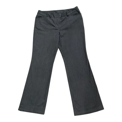 Pantalones de vestir WORTHINGTON para mujer talla pequeña 8P calce moderno negro gris a cuadros carrera Foto 1 de 4