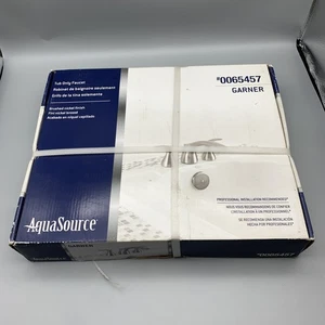 AquaSource Garner Tub Faucet 2 Handle Kit Brushed Nickel #0065457 New Open Box - Picture 1 of 19