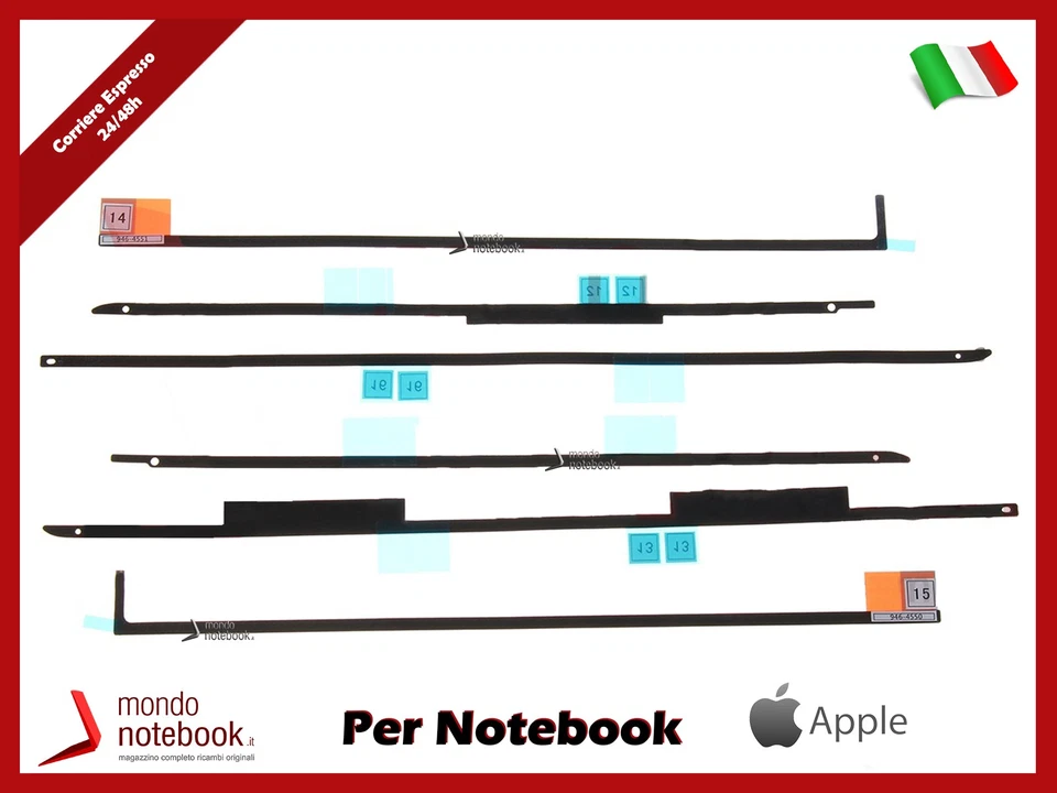 KIT STRISCE ADESIVE APPLE iMac 27" A1419 SCHERMO LCD NASTRO ADESIVO 6 PZ