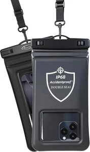 Set of 4 - Waterproof Double Seal Pouch 8.5" XL Phones Photography Thick padded - Picture 1 of 9