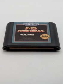 F-15 Strike Eagle II Sega Genesis Authentic Cartridge - Tested 