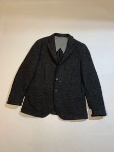 Massimo Dutti mens wool blazer jacket sport coat size 52 gray