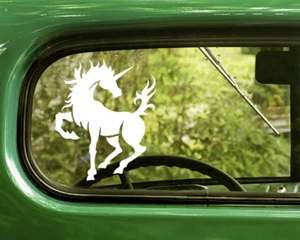 2 calcomanías unicornio pegatinas para ventana de coche camión parachoques computadora portátil RV - Imagen 1 de 1
