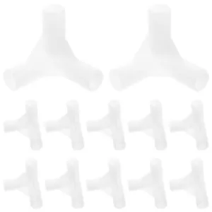 20pcs Canopy Tent Fittings Awning Tent Pole Connectors Canopy Tent Parts US - Picture 1 of 12