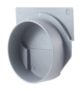 End Outlet Connector for Gray Plastic Drain UA-100 Series - Picture 1 of 4