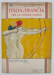 first war 1916 Roman committee magazine Italy france civilization il musacchio - Picture 1 of 11