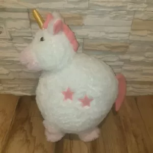 Grosses PLÜSCHTIER KISSEN PLÜSCH EINHORN Plüschpferd Stoffpferd Kuscheltier XXL - Bild 1 von 1